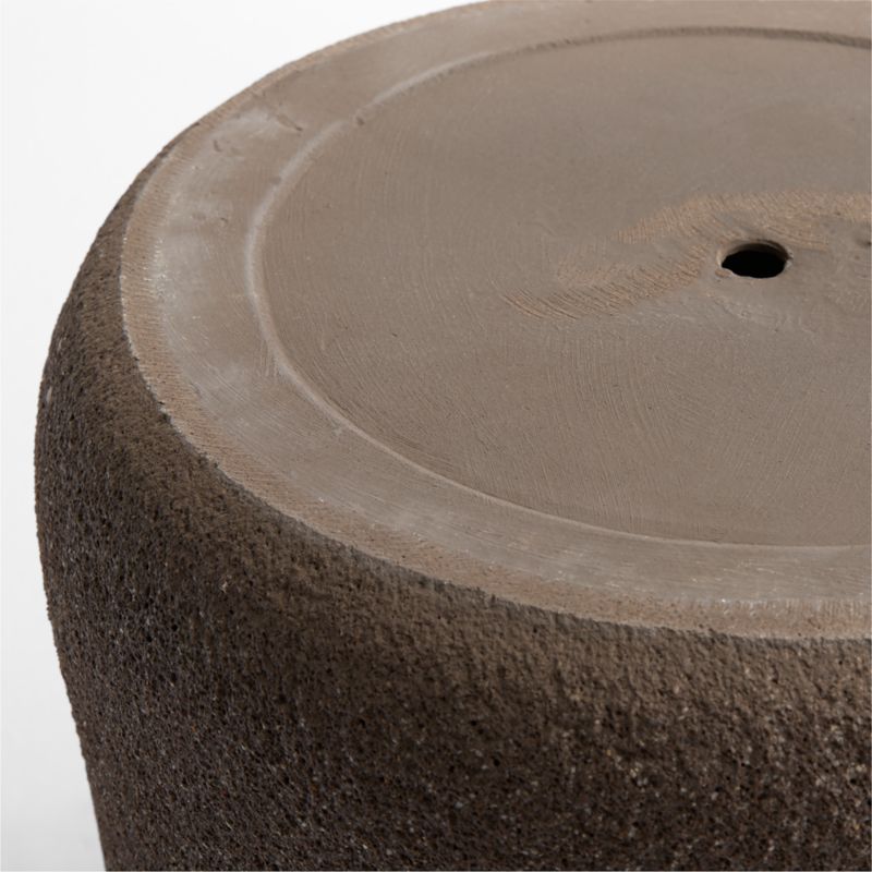 Saabira 15.5" Brown Textured Indoor/Outdoor Planter - image 4 of 10