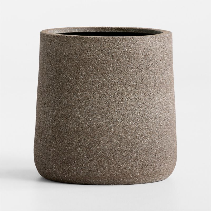 Saabira 15.5" Brown Textured Indoor/Outdoor Planter - image 5 of 10