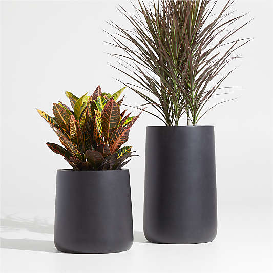 Saabira Charcoal Indoor/Outdoor Planters