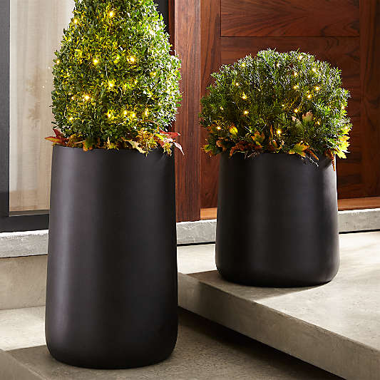 Saabira Charcoal Indoor/Outdoor Planters