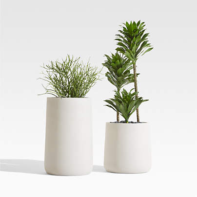 Saabira Taupe Indoor/Outdoor Planters