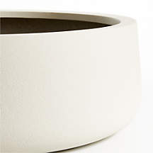 Saabira Taupe Indoor/Outdoor Tabletop Planter | Crate & Barrel