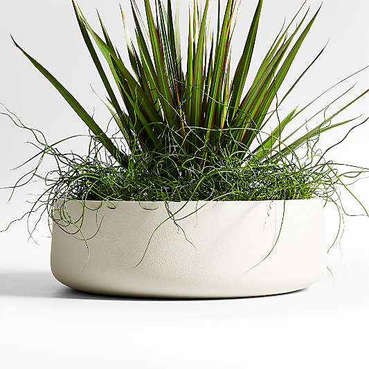 Saabira Taupe Indoor/Outdoor Tabletop Planter