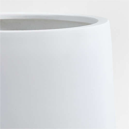 Saabira White 23.2" Tall Indoor/Outdoor Planter