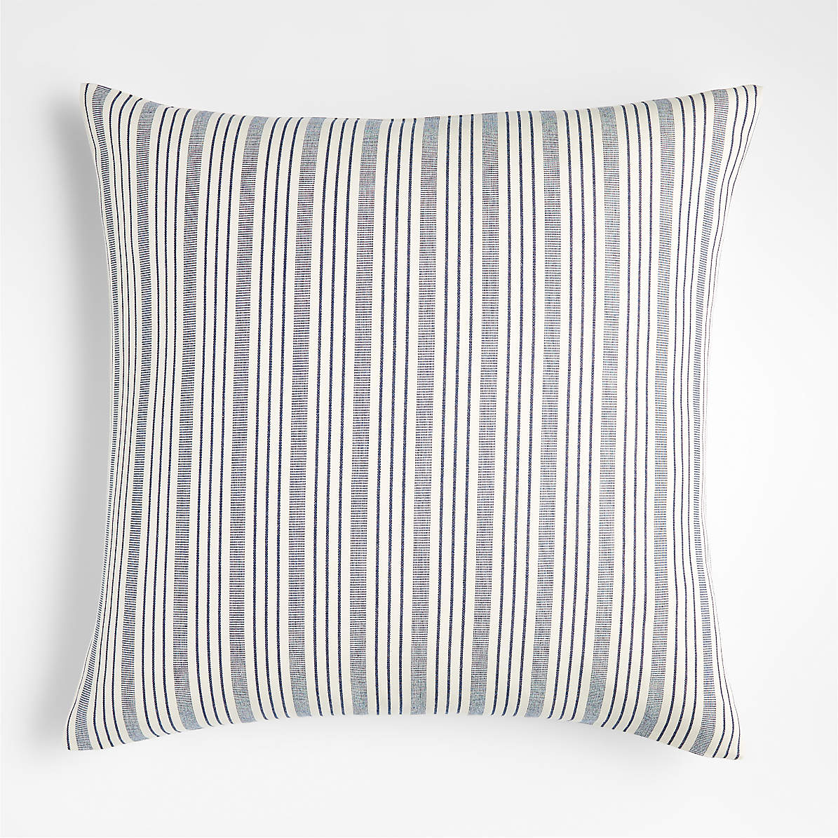 blue striped pillow