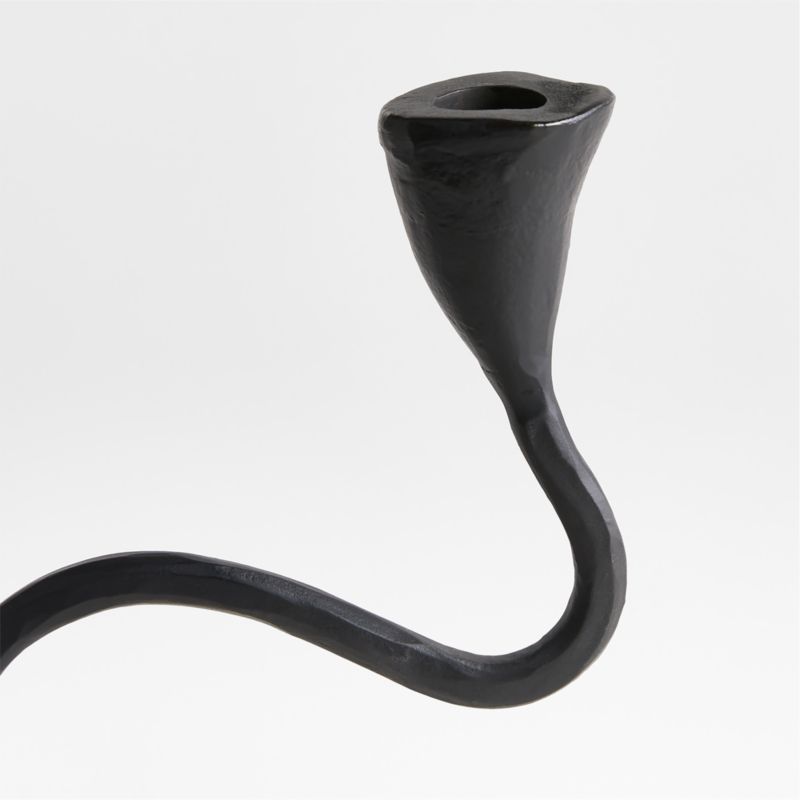 Sacré Small Black Metal Taper Candle Holder by Athena Calderone - image 5 of 6