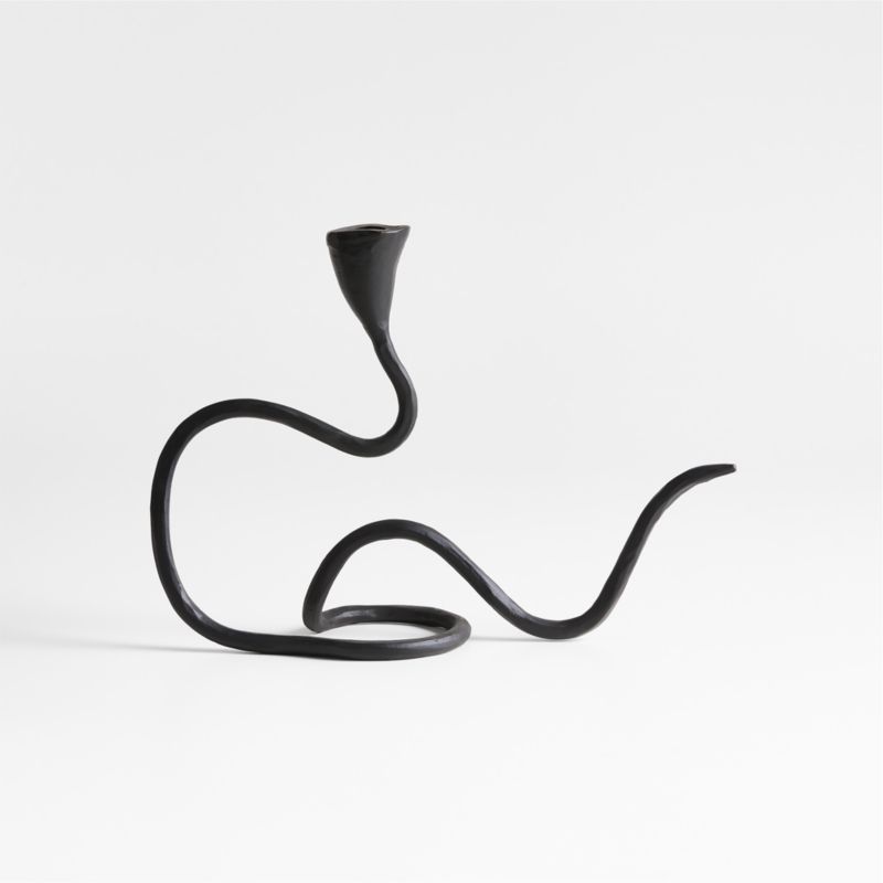 Sacré Small Black Metal Taper Candle Holder by Athena Calderone - image 4 of 6