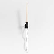 Sacré Small Black Metal Taper Candle Holder by Athena Calderone