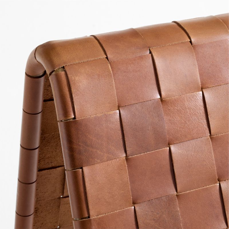 Saddle Leather Accent Chair - image 6 of 7