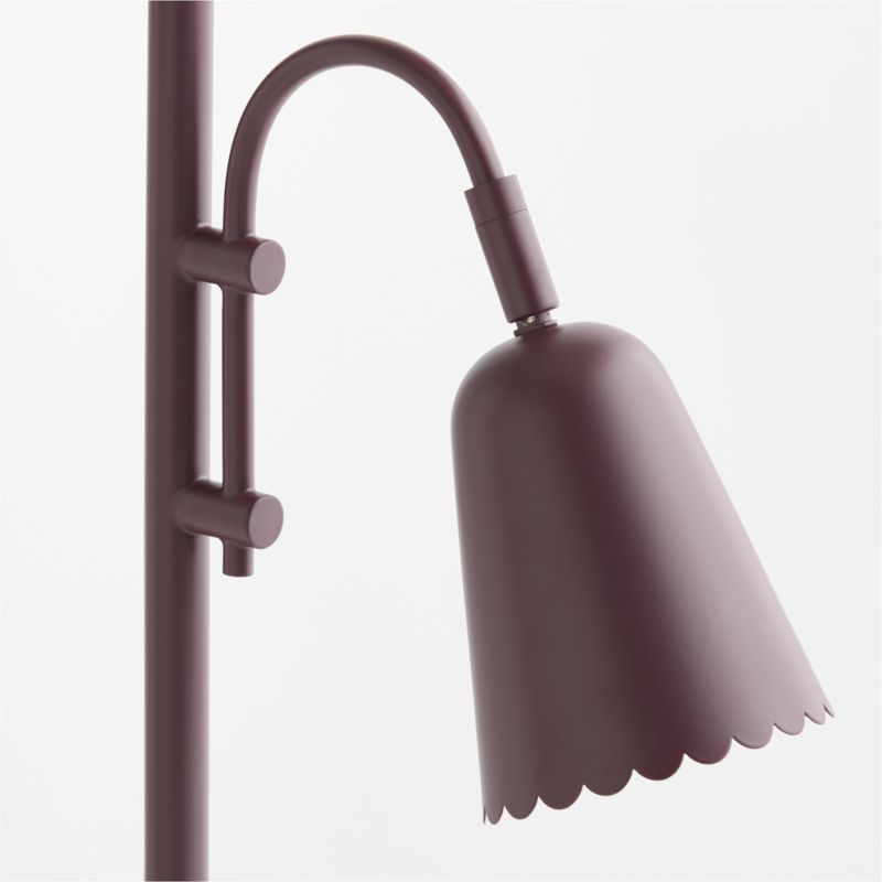 Sadie Scalloped Deep Purple Kids Floor Lamp - image 5 of 7