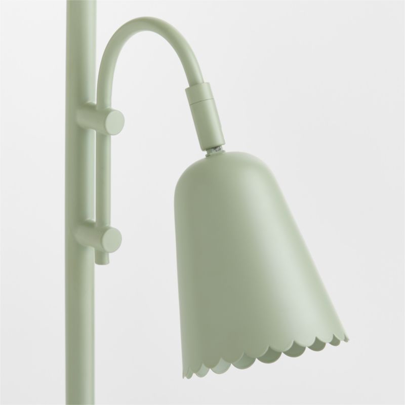 Sadie Scalloped Sage Kids Floor Lamp - image 5 of 7