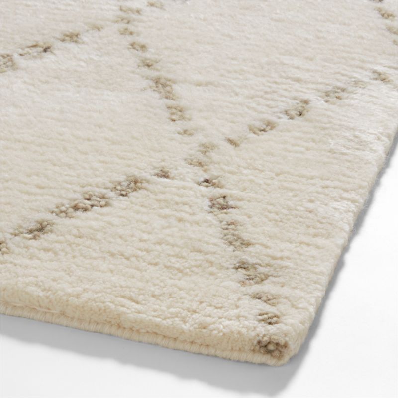 Safi Diamond Moroccan White & Olive Green Area Rug 10'x14' - image 7 of 7