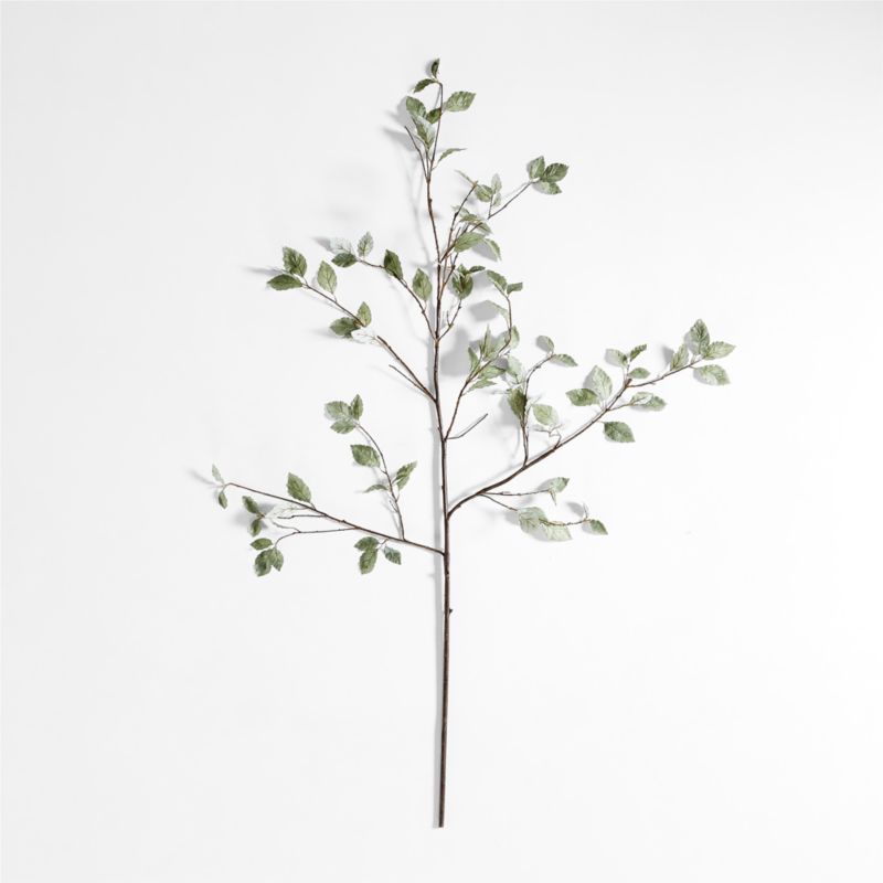 Faux Sage Green Leaf Branch 66"