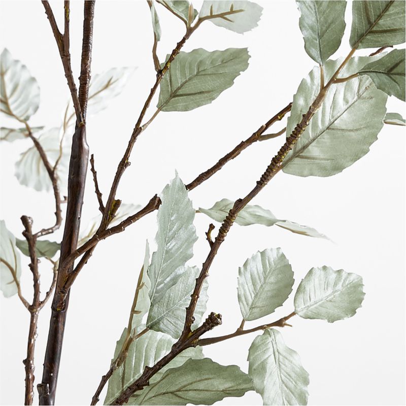 Faux Sage Green Leaf Branch 66" - image 4 of 5