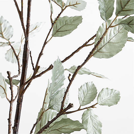 Faux Sage Green Leaf Branch 66"