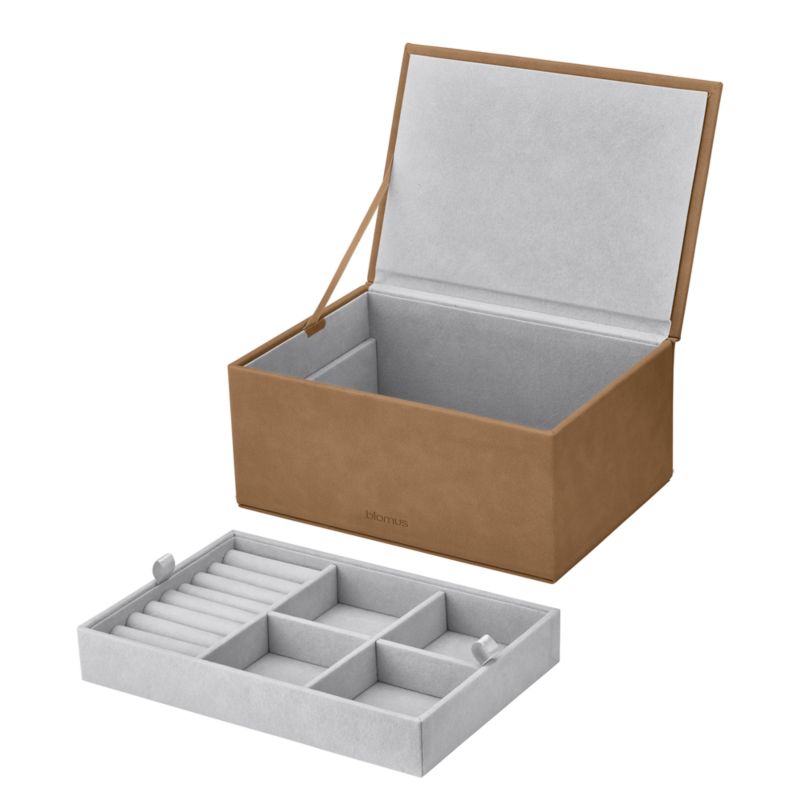 Blomus Sahla Large Jewelry Box Tan - image 4 of 5