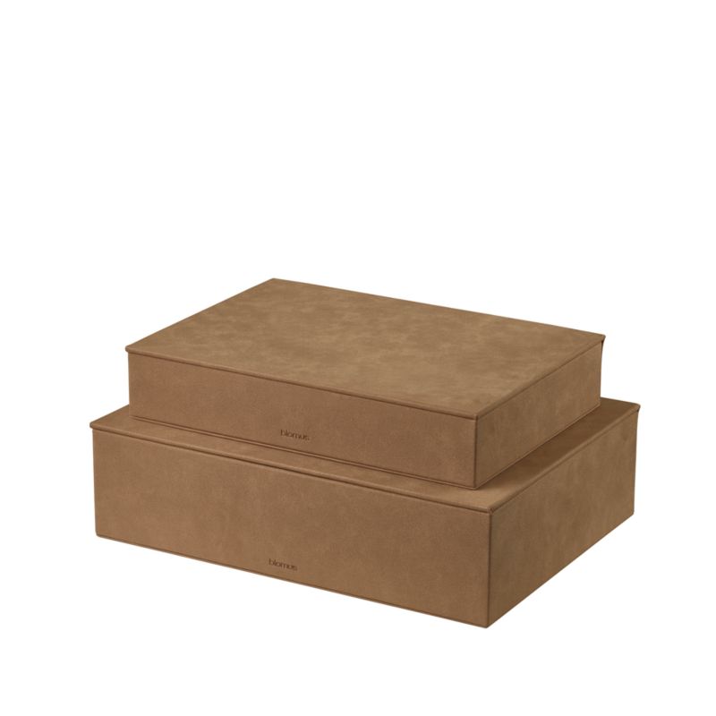Blomus Sahla Storage Box Tan, Set of 2 - image 5 of 9