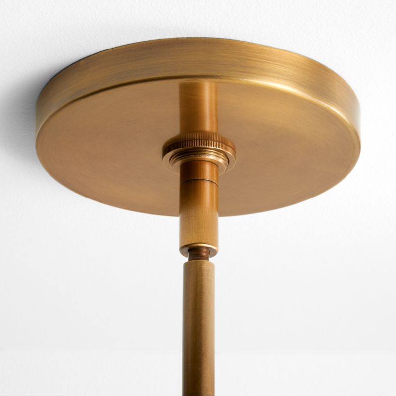 Saintes Oversized Two-Tiered Brass Mid-Century Chandelier Light - image 10 of 11