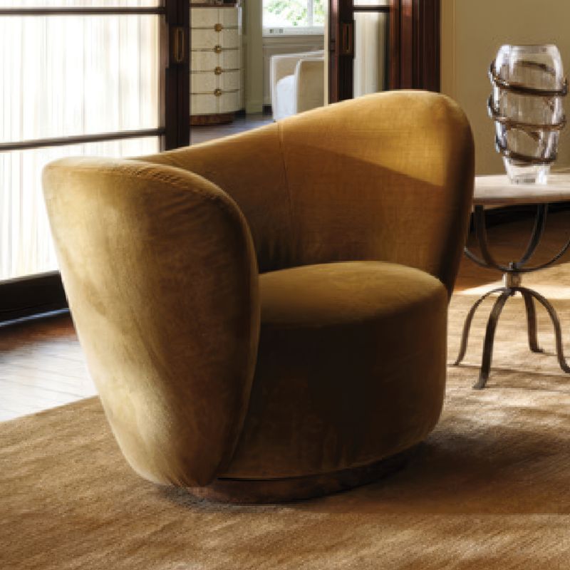 Salon Swivel Accent Chair by Laura Harrier and Tiffany Howell - image 3 of 9