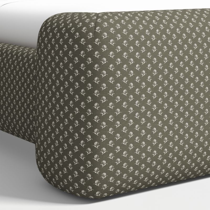 Salone Curved Shelter Upholstered King Bed - image 6 of 7