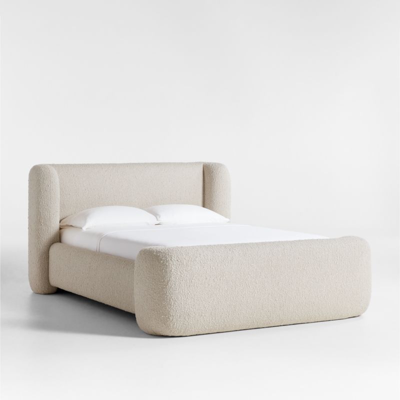 Salone Curved Shelter Upholstered Full Bed - image 6 of 9
