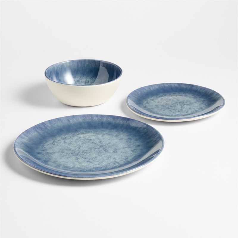 Saltwater Reactive Glaze Melamine Dinner Plate - image 4 of 5