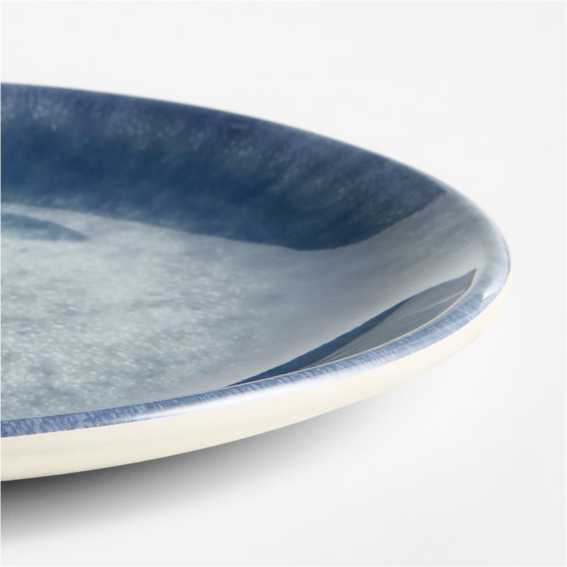Saltwater Reactive Glaze Melamine Salad Plate