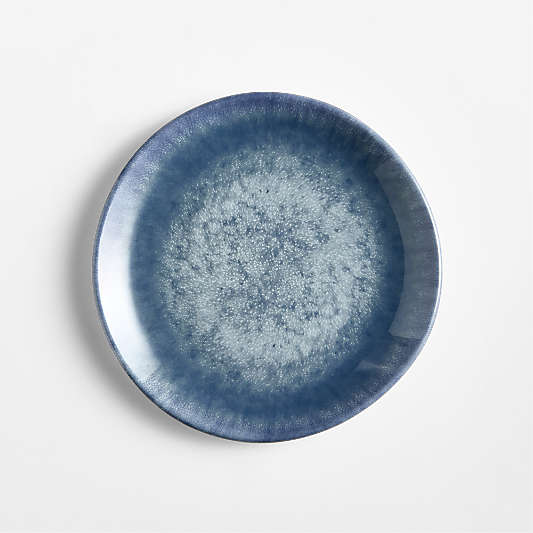 Saltwater Reactive Glaze Melamine Salad Plate