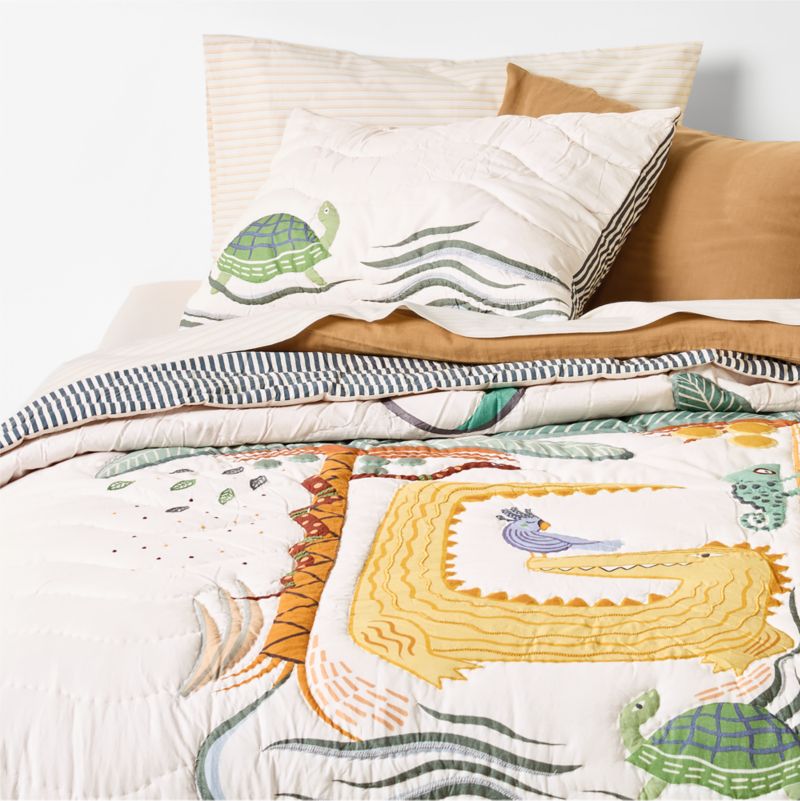 Samba Organic Cotton Kids Twin Quilt - image 2 of 11