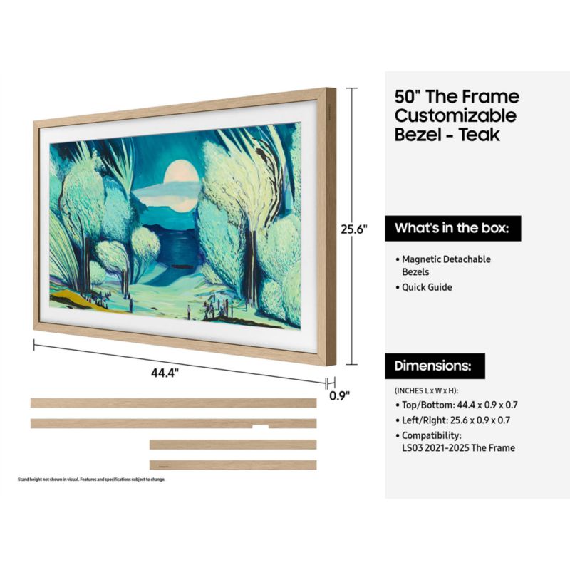 Samsung The Frame 50" Bezel in Modern Teak - image 5 of 6