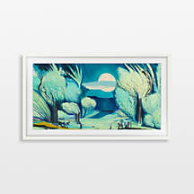 Samsung The Frame 55" Bezel in Modern White + Reviews | Crate & Barrel