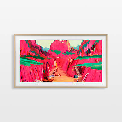 Samsung The Frame 65" Bezel in Modern Teak