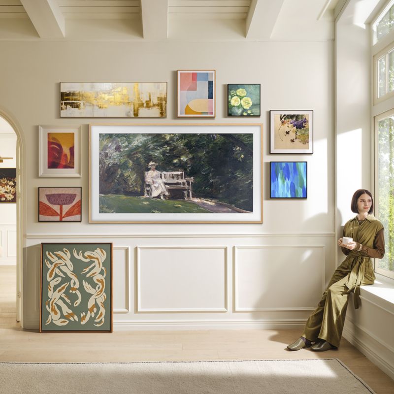 Samsung The Frame 55" Bezel in Modern Teak - image 1 of 6