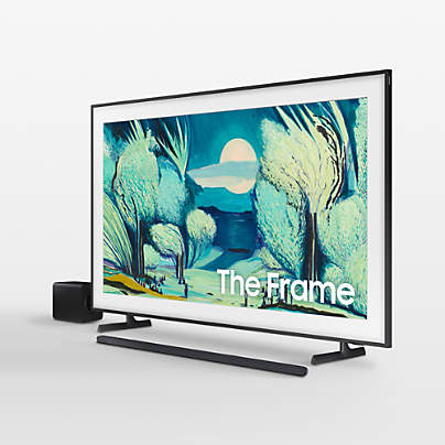 Samsung 65" QLED The Frame TV and Soundbar Bundle in Black