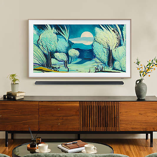 Samsung 65" QLED The Frame Pro TV and Soundbar Bundle in Black