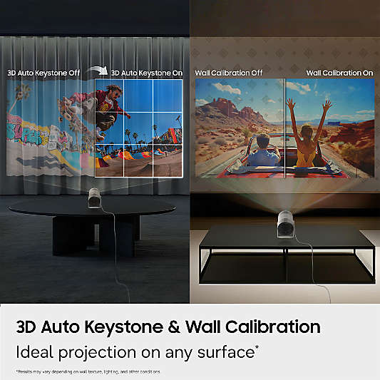 Samsung 30 - 100 The Freestyle+ Portable AI Projector