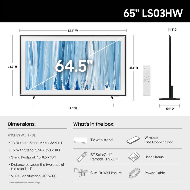 Samsung 65" The Frame Pro TV - image 3 of 7