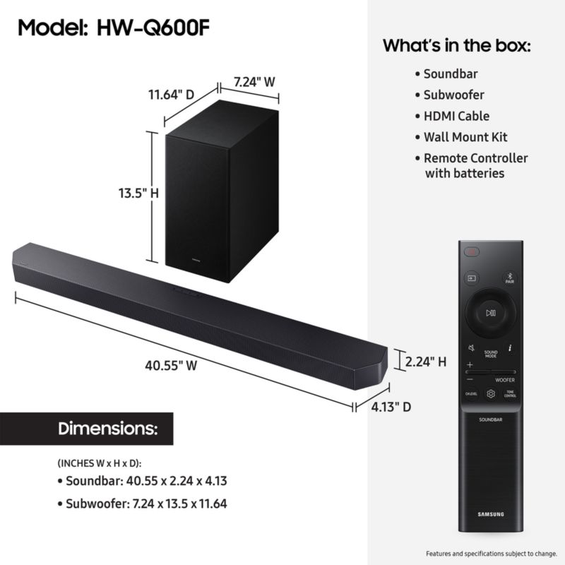 Samsung Q-series Soundbar 3.1.2 ch. - image 3 of 6