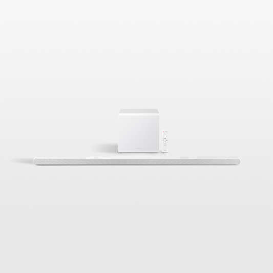 Samsung Ultra-slim 3.1.2ch. Wireless Dolby ATMOS White Soundbar & Subwoofer with Q-Symphony