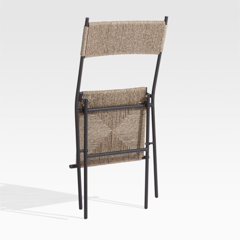 San Onofre Folding Outdoor Wicker Dining Chair - image 9 of 12