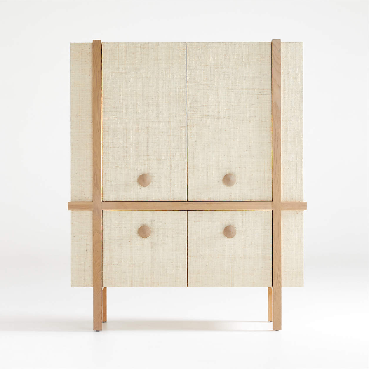 Sands Grasscloth Storage + Reviews Crate & Barrel Canada