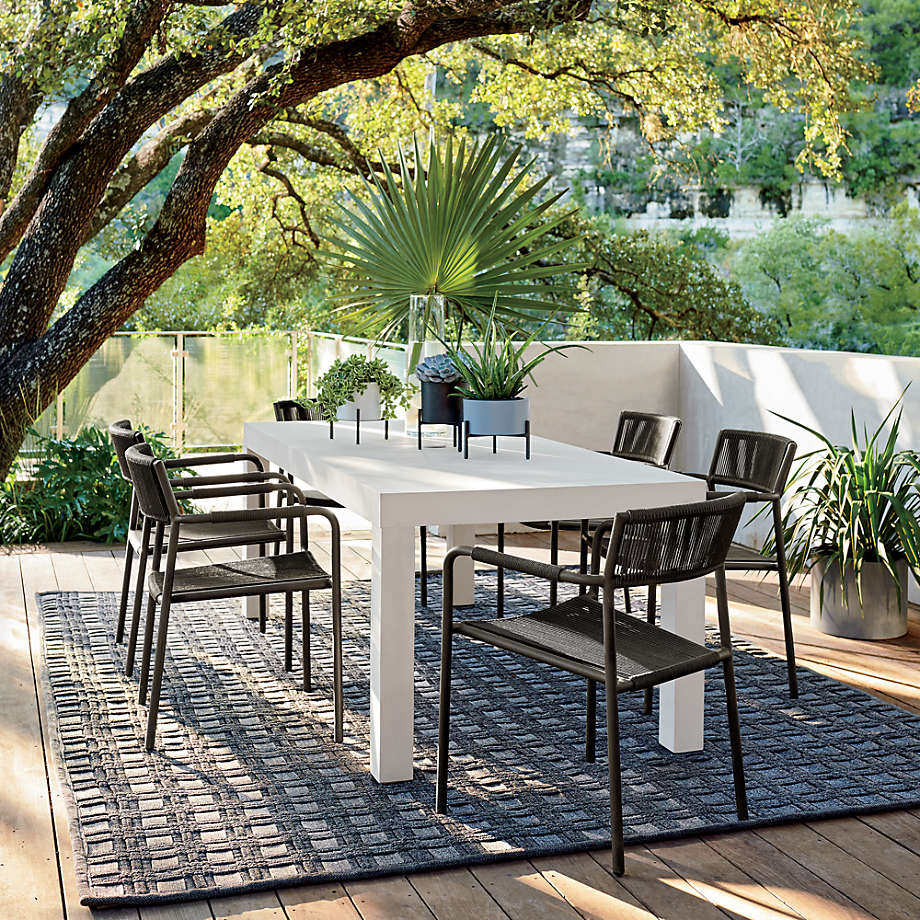 Crate and barrel discount outdoor dining chairs