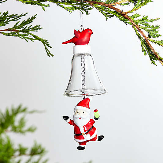 Santa Bell Ornament