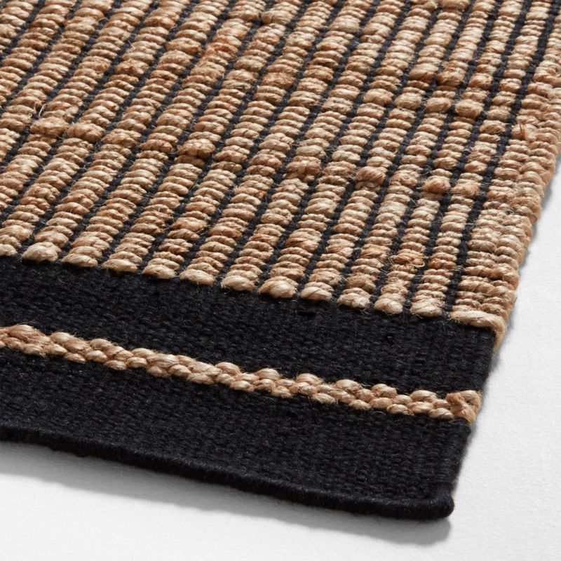 Santa Cruz Jute/Wool Blend Border Rug Swatch 12"x18