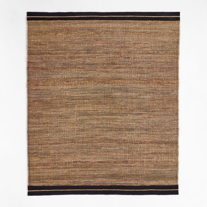 Santa Cruz Jute/Wool Blend Border Rug Swatch 12"x18