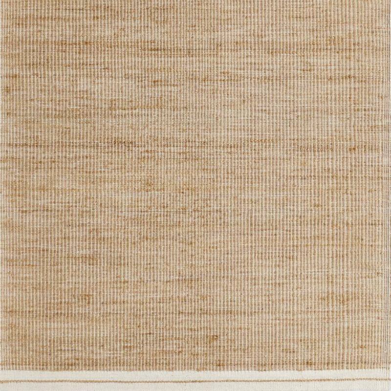 Santa Cruz Jute/Wool Blend Cream Border Area Rug 6'x9' - image 0 of 9