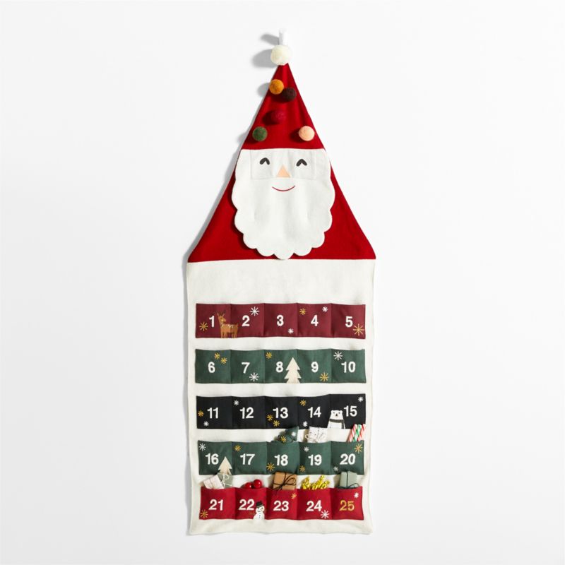 Santa & Friends Felt Kids Christmas Advent Calendar