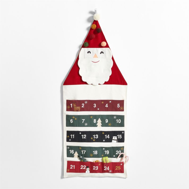 Santa & Friends Felt Kids Christmas Advent Calendar