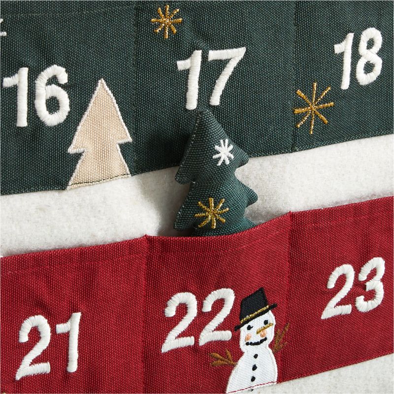 Santa & Friends Felt Kids Christmas Advent Calendar