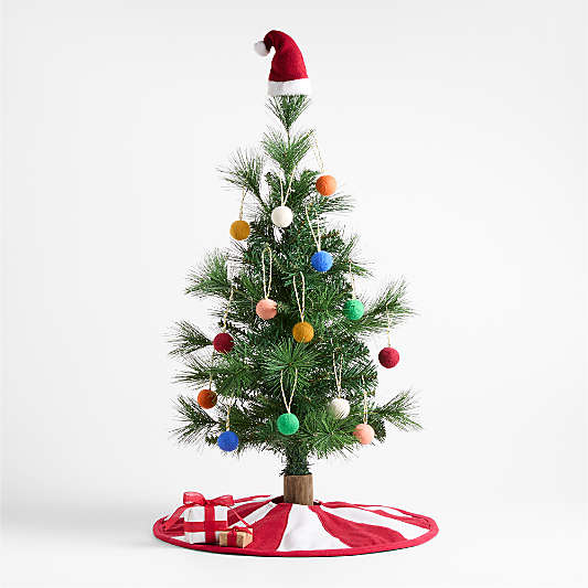 Santa Hat Prelit Wee Tree Kids Christmas Tree